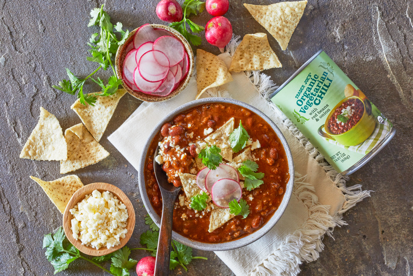 Organic Vegetarian Chili It’s Beans Meal Version - TJ Trader Joe's Grocery Delivery