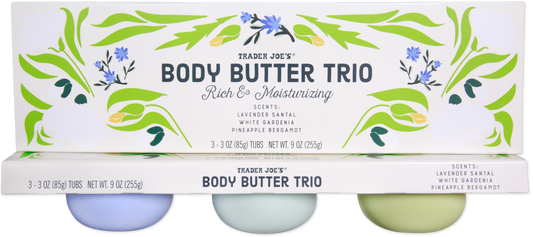 Body Butter Trio There’s Three Tin Contains - TJ Trader Joe's Grocery Delivery