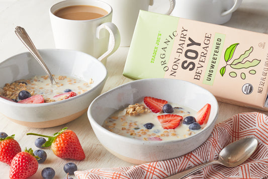 Organic Non-Dairy Soy Beverage Unsweetened Free Trader Joe’s Milk - TJ Trader Joe's Grocery Delivery