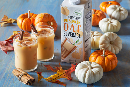Non-Dairy Pumpkin Oat Beverage Like Flavor Base Add - TJ Trader Joe's Grocery Delivery