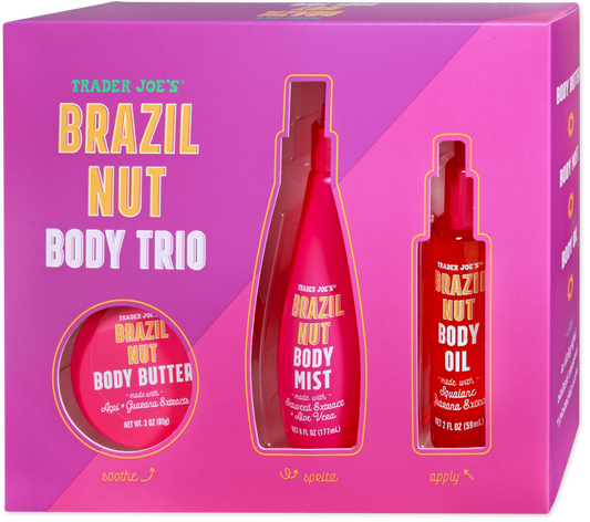 Brazil Nut Body Trio Skin Long Butter Oil - TJ Trader Joe's Grocery Delivery