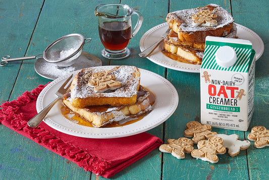 Non-Dairy Oat Creamer Gingerbread Free Lactose Cinnamon Game - TJ Trader Joe's Grocery Delivery